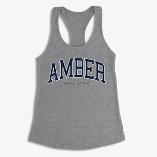 Amber New York Traditional Women's Racerback Tank