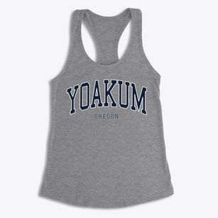 Yoakum Oregon Traditional Women's Racerback Tank