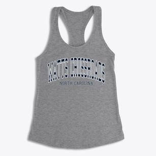 Watts Crossroads North Carolina Traditional Women's Racerback Tank