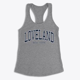 Loveland New York Traditional Women's Racerback Tank