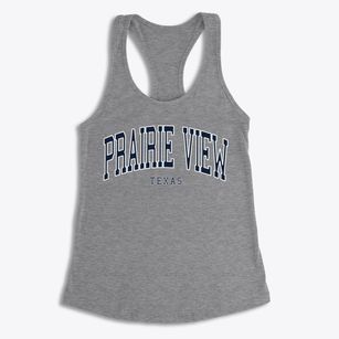 Prairie View Texas Traditional Women's Racerback Tank