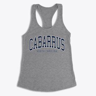 Cabarrus North Carolina Traditional Women's Racerback Tank