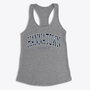 Hannatown Georgia Traditional Women's Racerback Tank