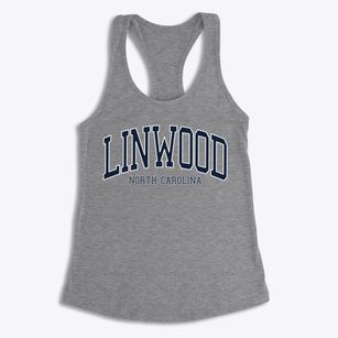 Linwood North Carolina Traditional Women's Racerback Tank