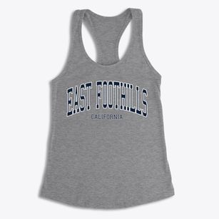 East Foothills California Traditional Women's Racerback Tank