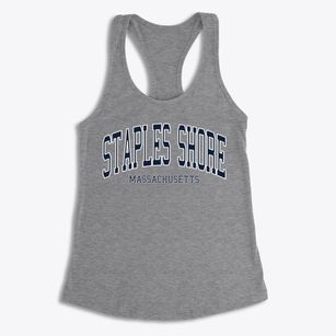 Staples Shore Massachusetts Traditional Women's Racerback Tank