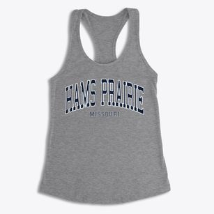 Hams Prairie Missouri Traditional Women's Racerback Tank