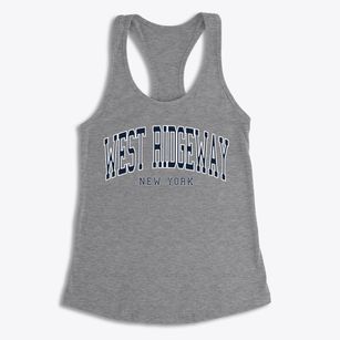 West Ridgeway New York Traditional Women's Racerback Tank