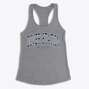 Dover Station Missouri Traditional Women's Racerback Tank