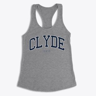 Clyde Ohio Traditional Women's Racerback Tank