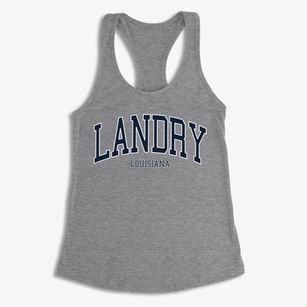 Landry Louisiana Traditional Women's Racerback Tank
