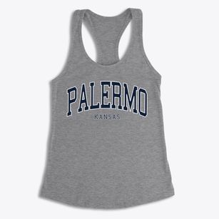 Palermo Kansas Traditional Women's Racerback Tank