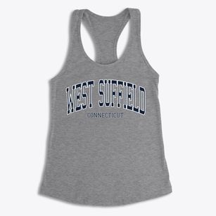 West Suffield Connecticut Traditional Women's Racerback Tank