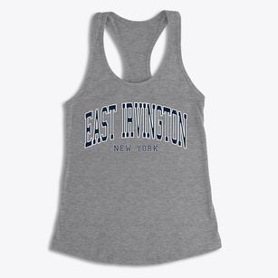 East Irvington New York Traditional Women's Racerback Tank