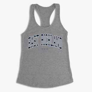 East Richland Ohio Traditional Women's Racerback Tank