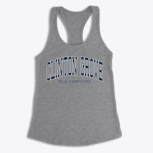 Clinton Grove New Hampshire Traditional Women's Racerback Tank