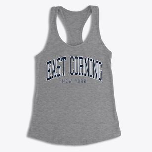 East Corning New York Traditional Women's Racerback Tank