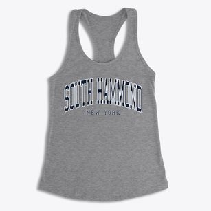 South Hammond New York Traditional Women's Racerback Tank
