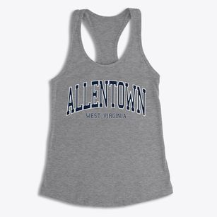 Allentown West Virginia Traditional Women's Racerback Tank