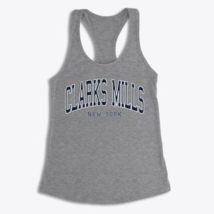 Clarks Mills New York Traditional Women's Racerback Tank