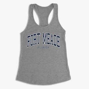 Fort Meade Florida Traditional Women's Racerback Tank