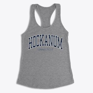 Hockanum Connecticut Traditional Women's Racerback Tank
