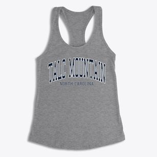 Talc Mountain North Carolina Traditional Women's Racerback Tank