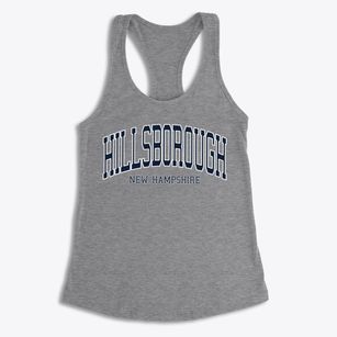 Hillsborough New Hampshire Traditional Women's Racerback Tank