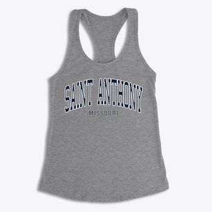 Saint Anthony Missouri Traditional Women's Racerback Tank
