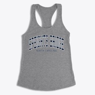 Speights Bridge North Carolina Traditional Women's Racerback Tank