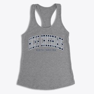 Hicks Crossroads North Carolina Traditional Women's Racerback Tank