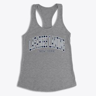 Lafarges Landing New York Traditional Women's Racerback Tank