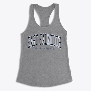 East Falmouth Massachusetts Traditional Women's Racerback Tank