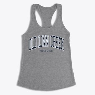 Old Linn Creek Missouri Traditional Women's Racerback Tank