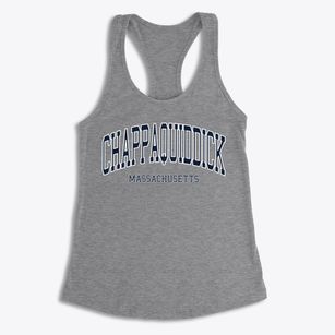 Chappaquiddick Massachusetts Traditional Women's Racerback Tank