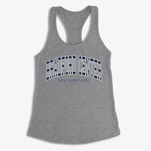 Bradford Center New Hampshire Traditional Women's Racerback Tank