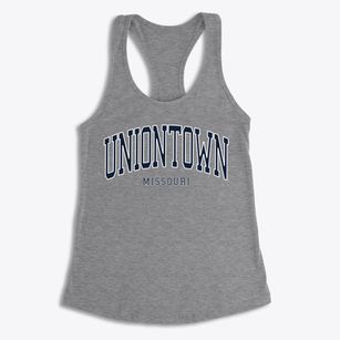 Uniontown Missouri Traditional Women's Racerback Tank