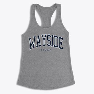 Wayside Kansas Traditional Women's Racerback Tank