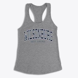 Wilsonburg West Virginia Traditional Women's Racerback Tank