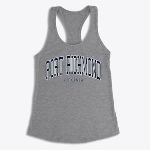 Port Richmond Virginia Traditional Women's Racerback Tank