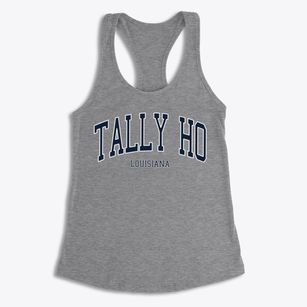 Tally Ho Louisiana Traditional Women's Racerback Tank