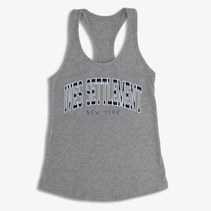 Ives Settlement New York Traditional Women's Racerback Tank