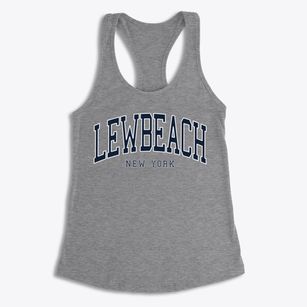 Lewbeach New York Traditional Women's Racerback Tank