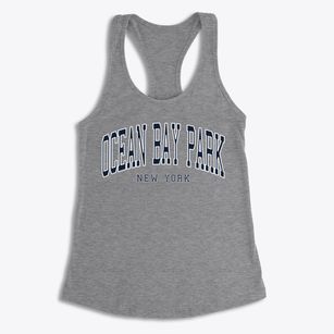 Ocean Bay Park New York Traditional Women's Racerback Tank