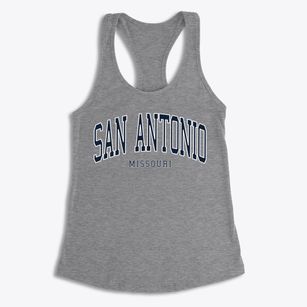 San Antonio Missouri Traditional Women's Racerback Tank