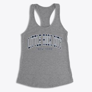 Little Rock City New York Traditional Women's Racerback Tank