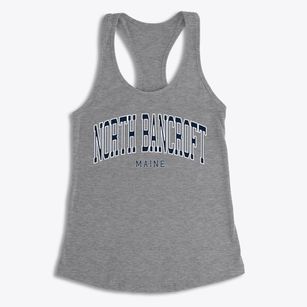 North Bancroft Maine Traditional Women's Racerback Tank