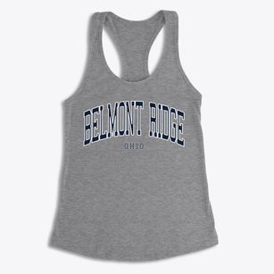 Belmont Ridge Ohio Traditional Women's Racerback Tank