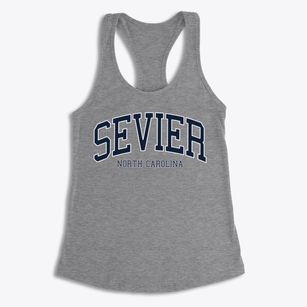 Sevier North Carolina Traditional Women's Racerback Tank