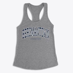 Bergmantown Tennessee Traditional Women's Racerback Tank